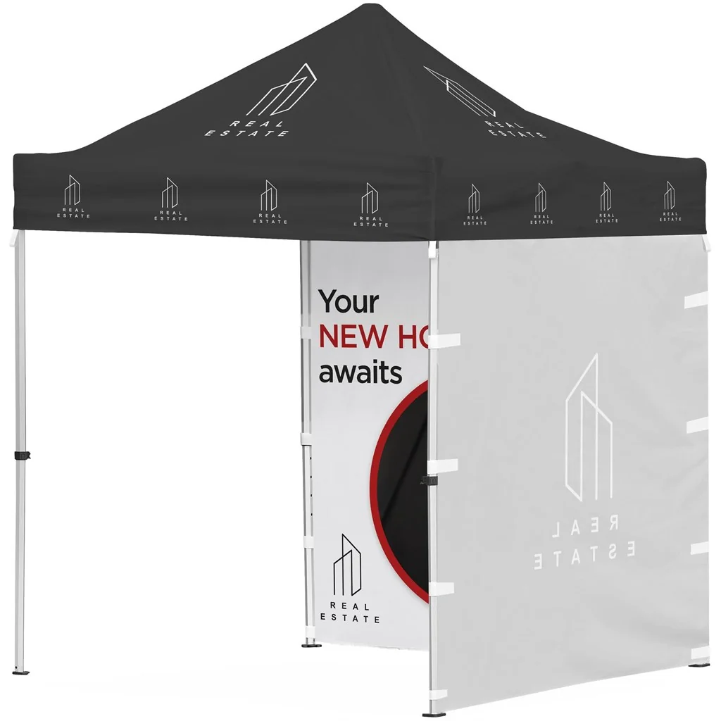 Ovation Sublimated Gazebo 2m X 2m Petite Frame – 2 Full-Wall Skins