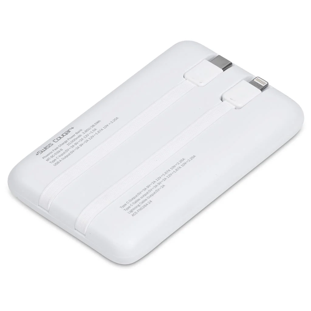 Swiss Cougar Phoenix Fast Charge 22.5W Power Bank – 10,000mAh