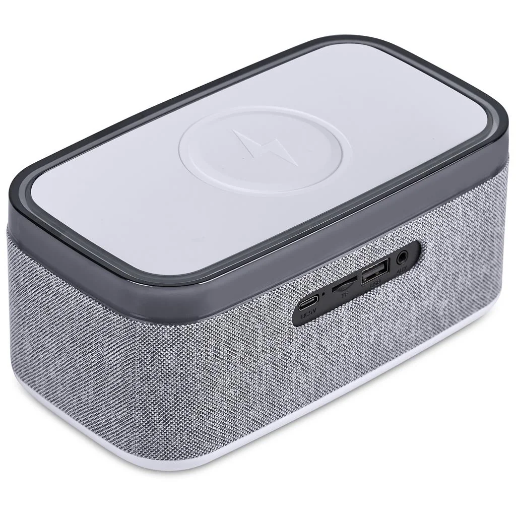 Serendipio Cumberland 10W Bluetooth Speaker Wireless Charger & Clock