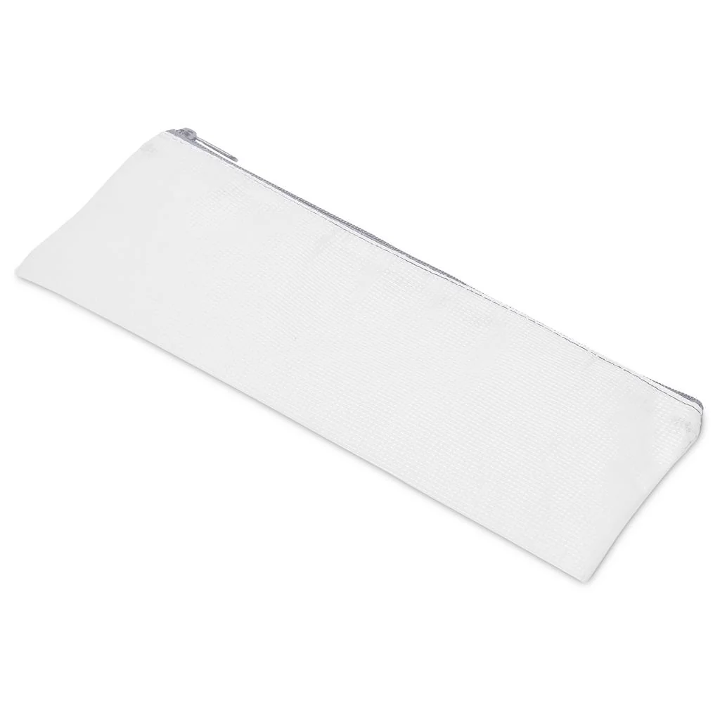 Pre-Production Sample Hoppla Parker Recycled PET Stitch-Bond Pencil Case