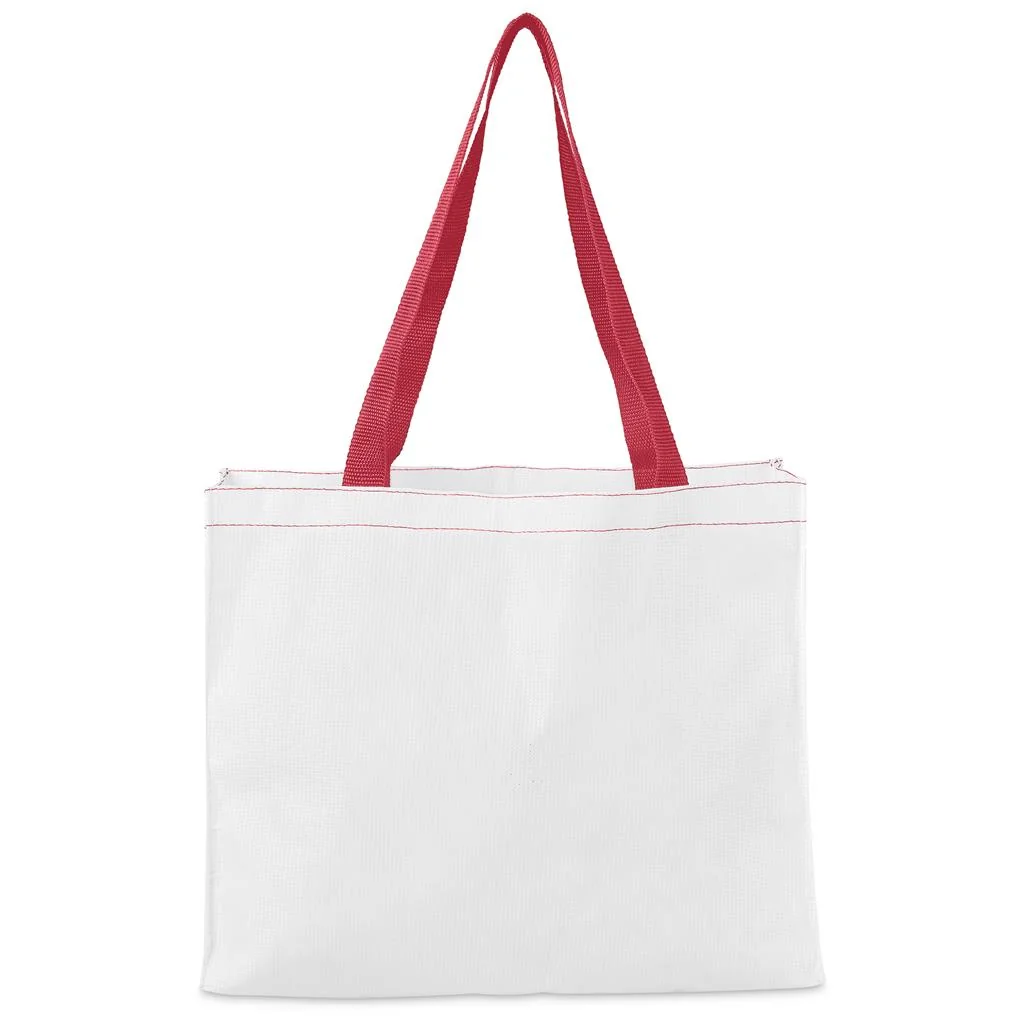 Pre-Production Sample Hoppla Menlyn Recycled PET Stitch-Bond Shopper