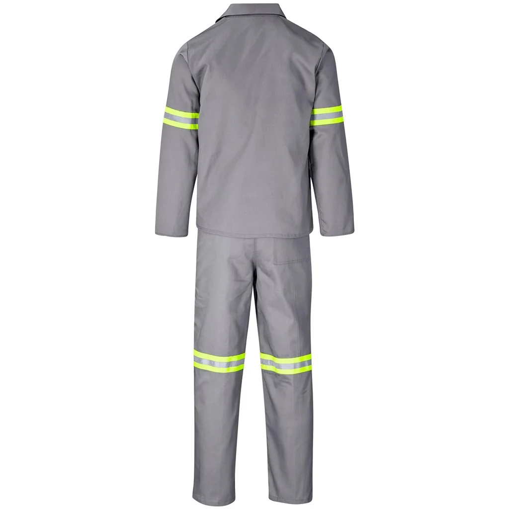 Trade Polycotton Conti Suit – Reflective Arms & Legs – Yellow Tape