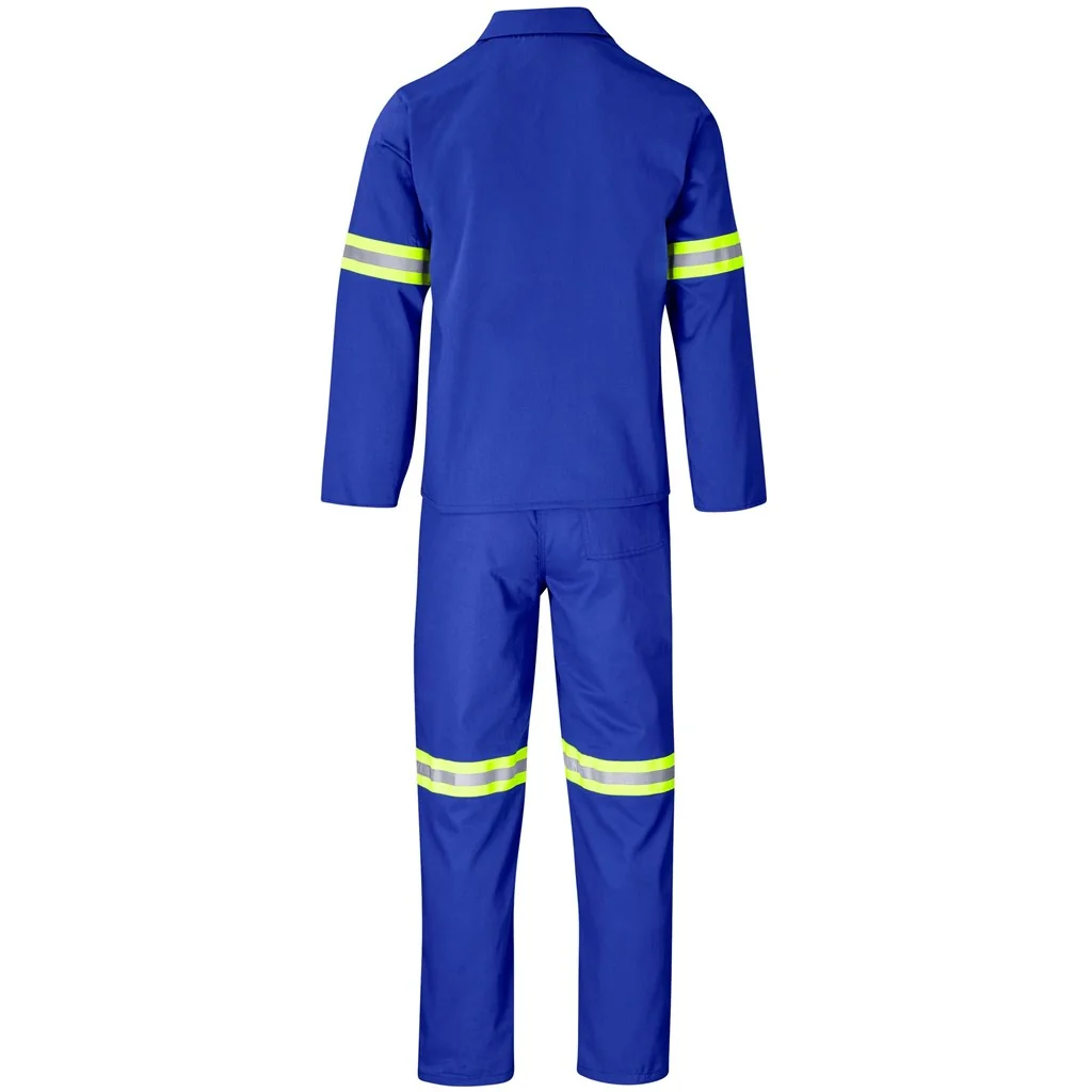Trade Polycotton Conti Suit – Reflective Arms & Legs – Yellow Tape
