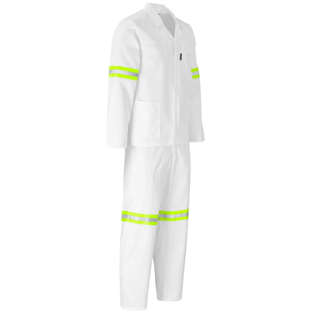 Trade Polycotton Conti Suit – Reflective Arms & Legs – Yellow Tape