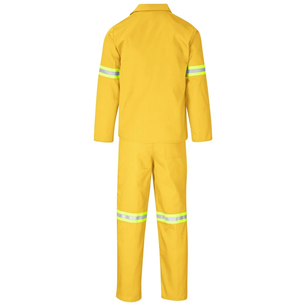 Trade Polycotton Conti Suit – Reflective Arms & Legs – Yellow Tape