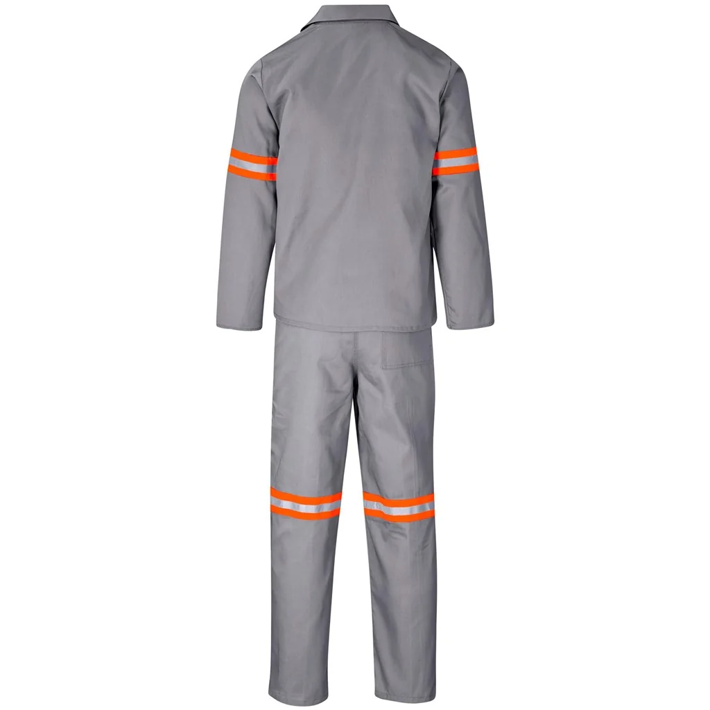 Trade Polycotton Conti Suit – Reflective Arms & Legs – Orange Tape