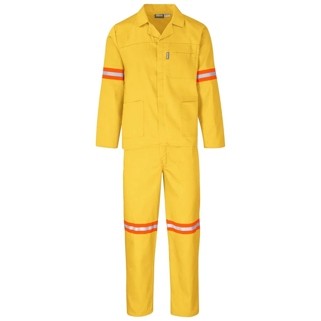 Trade Polycotton Conti Suit – Reflective Arms & Legs – Orange Tape
