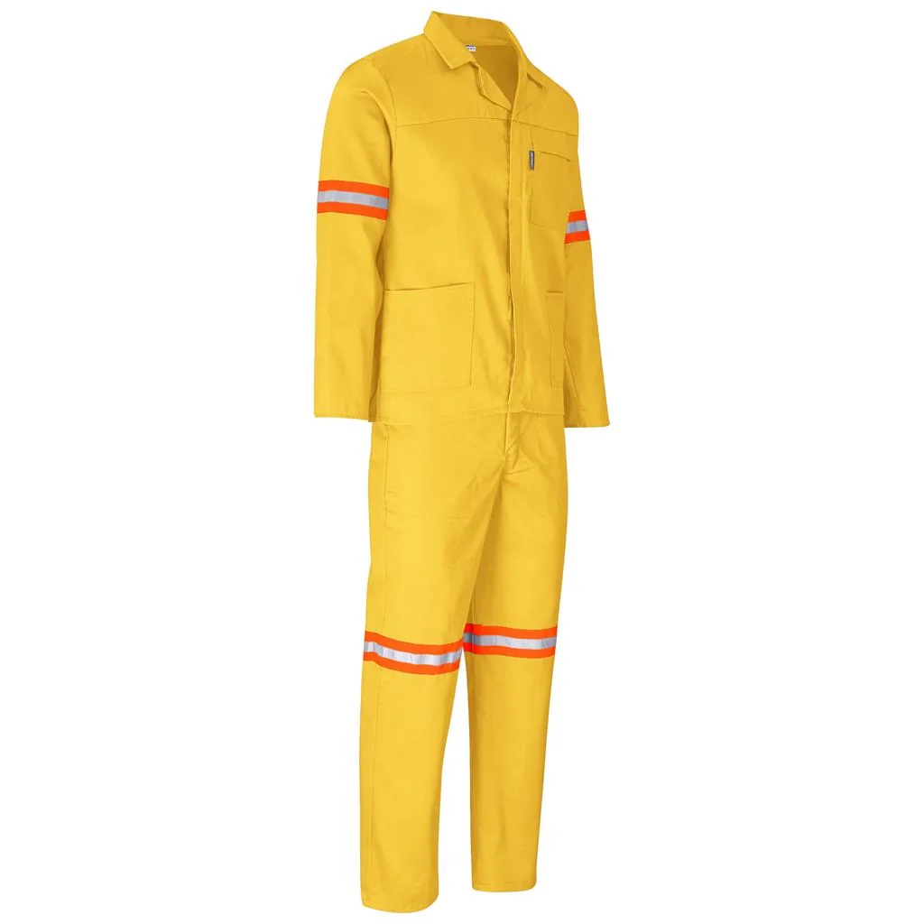 Trade Polycotton Conti Suit – Reflective Arms & Legs – Orange Tape