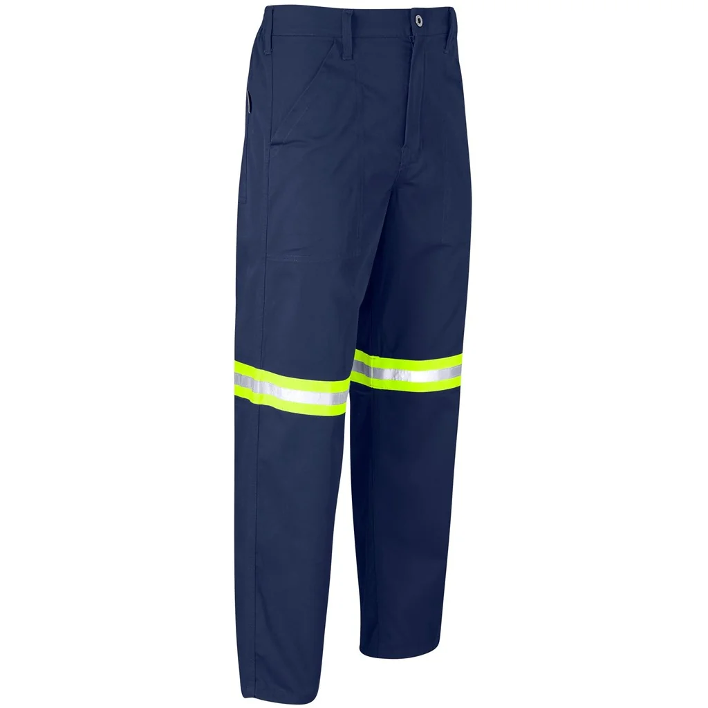 Site Premium Polycotton Pants – Reflective Legs – Yellow Tape