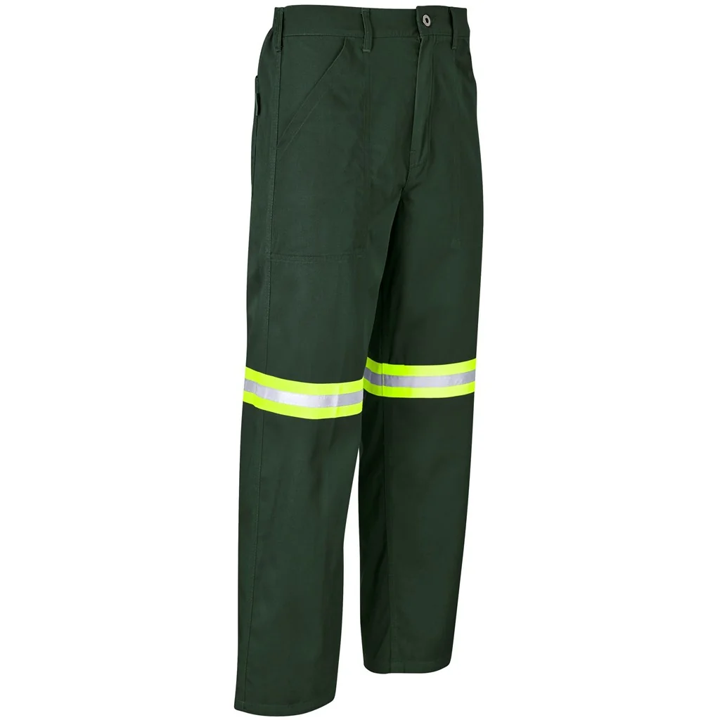 Site Premium Polycotton Pants – Reflective Legs – Yellow Tape