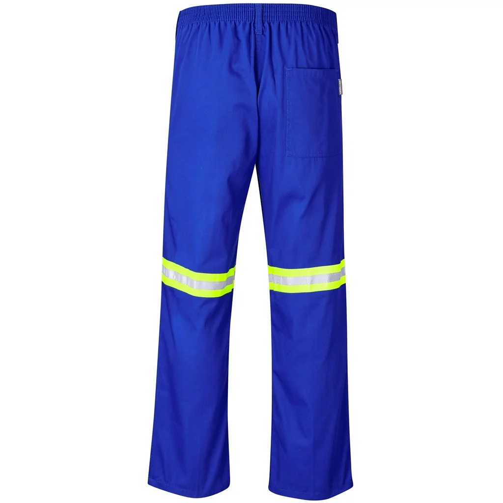 Site Premium Polycotton Pants – Reflective Legs – Yellow Tape