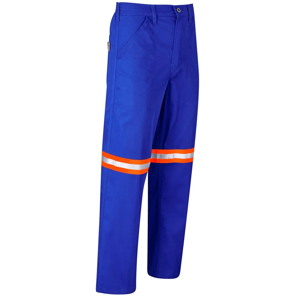 Site Premium Polycotton Pants – Reflective Legs – Orange Tape