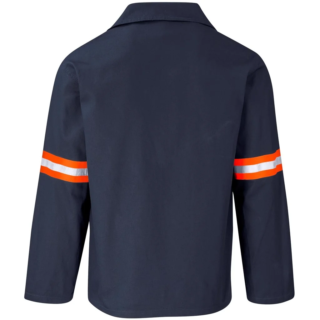 Artisan Premium 100% Cotton Jacket – Reflective Arms – Orange Tape