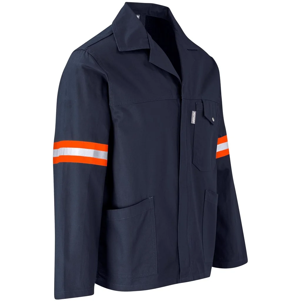 Artisan Premium 100% Cotton Jacket – Reflective Arms – Orange Tape