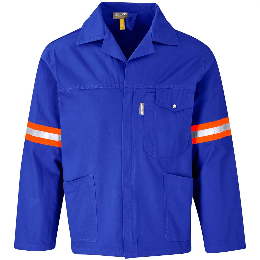 Artisan Premium 100% Cotton Jacket – Reflective Arms – Orange Tape