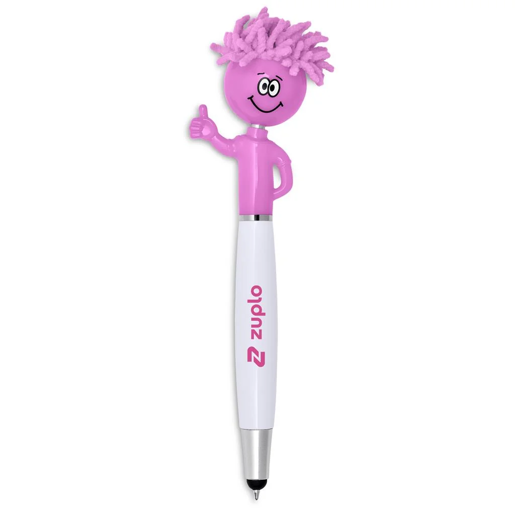 Altitude Moptopper Thumbs-Up Stylus Ball Pen & Screen Cleaner